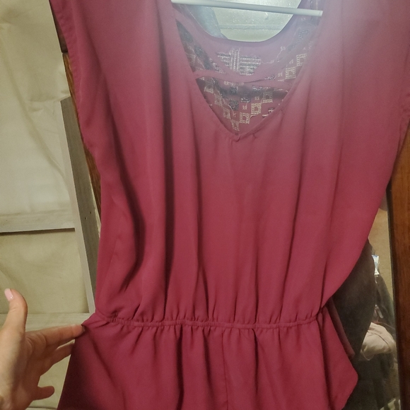 Maurice polyester blouse with stitching. - Picture 2 of 8